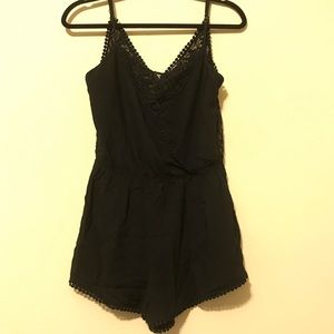 Black Lacy Ambiance Romper
